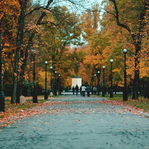 парк победы, тирасполь, осень