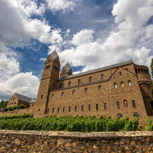 rudesheim am rhein, abtei st hildegard